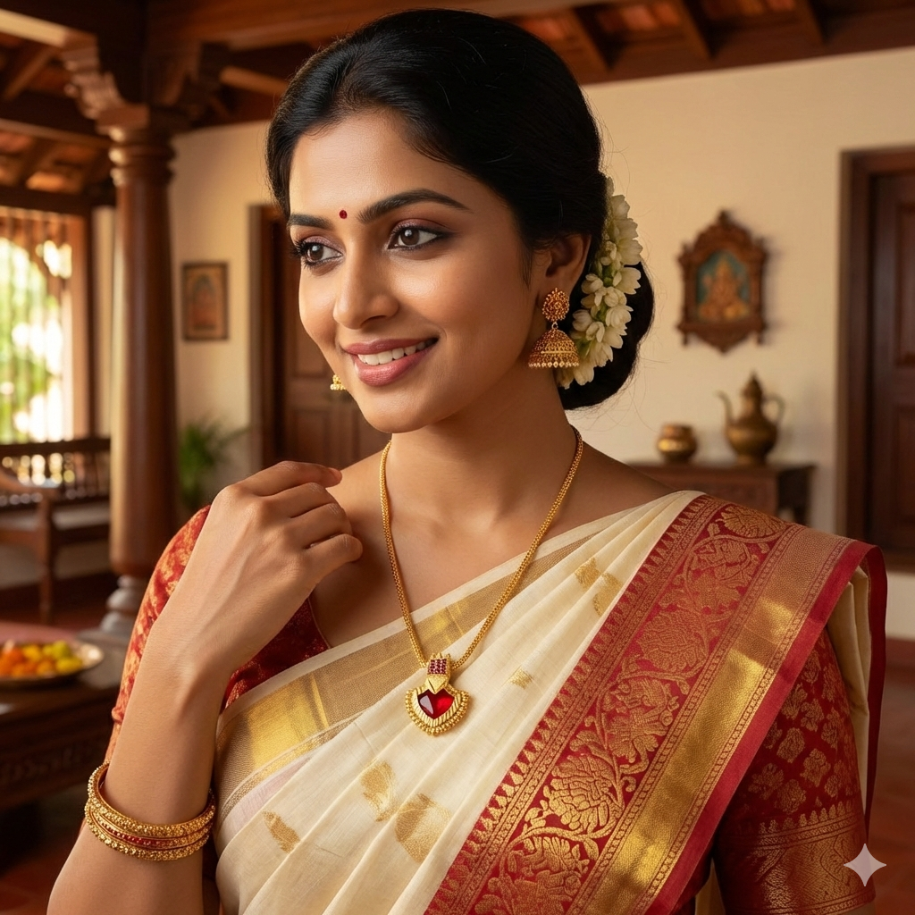 Traditional Palakka Chain Red C_0199