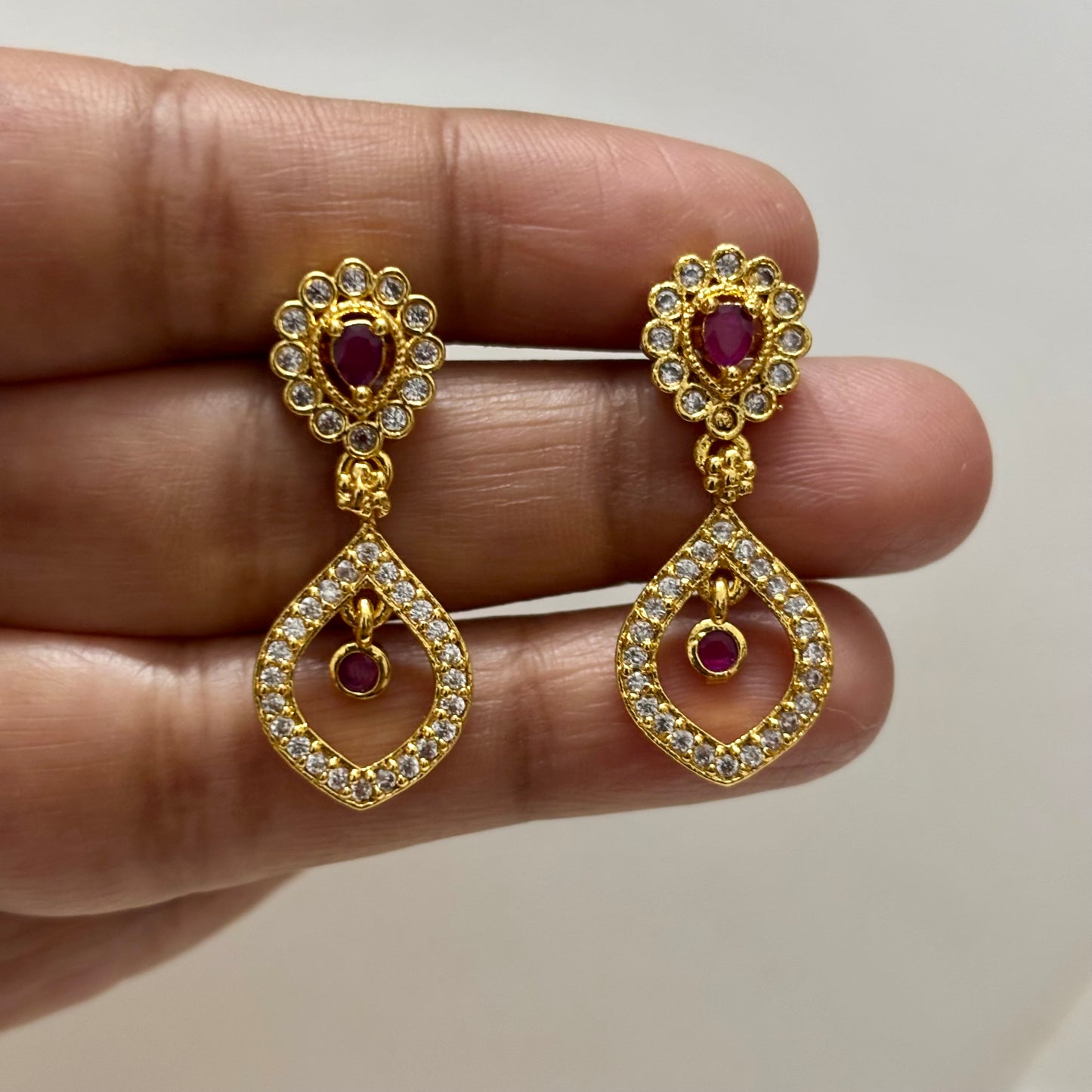 AD Stone Earrings E_0140