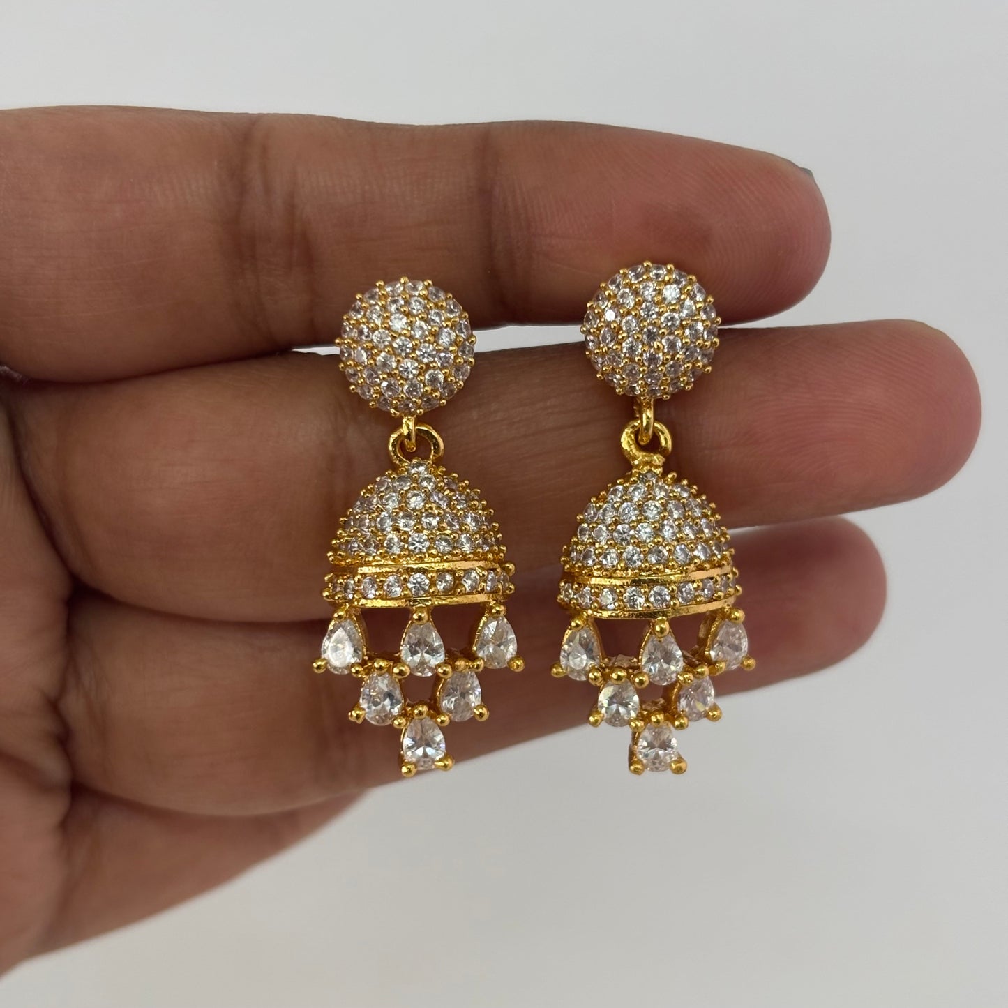 Half Bell Earrings E_0147