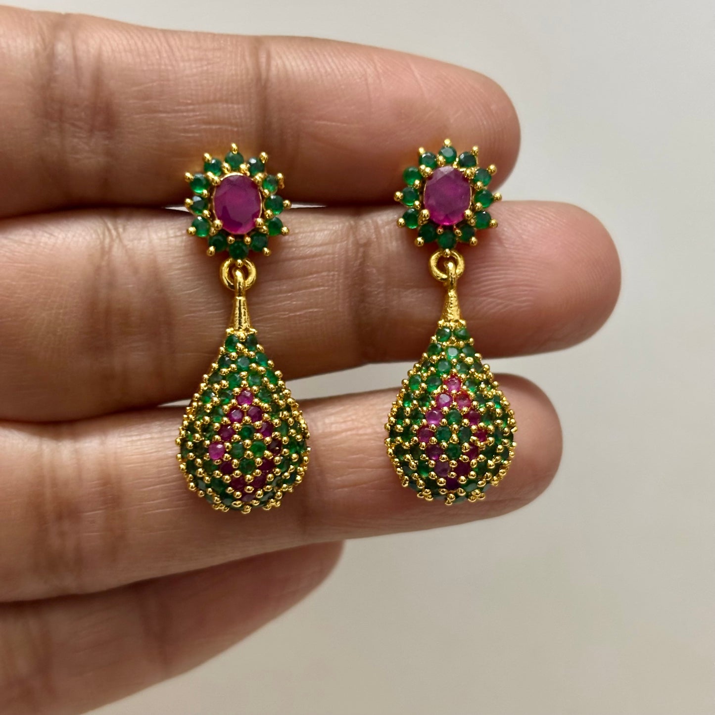 AD Stone Earrings E_0139