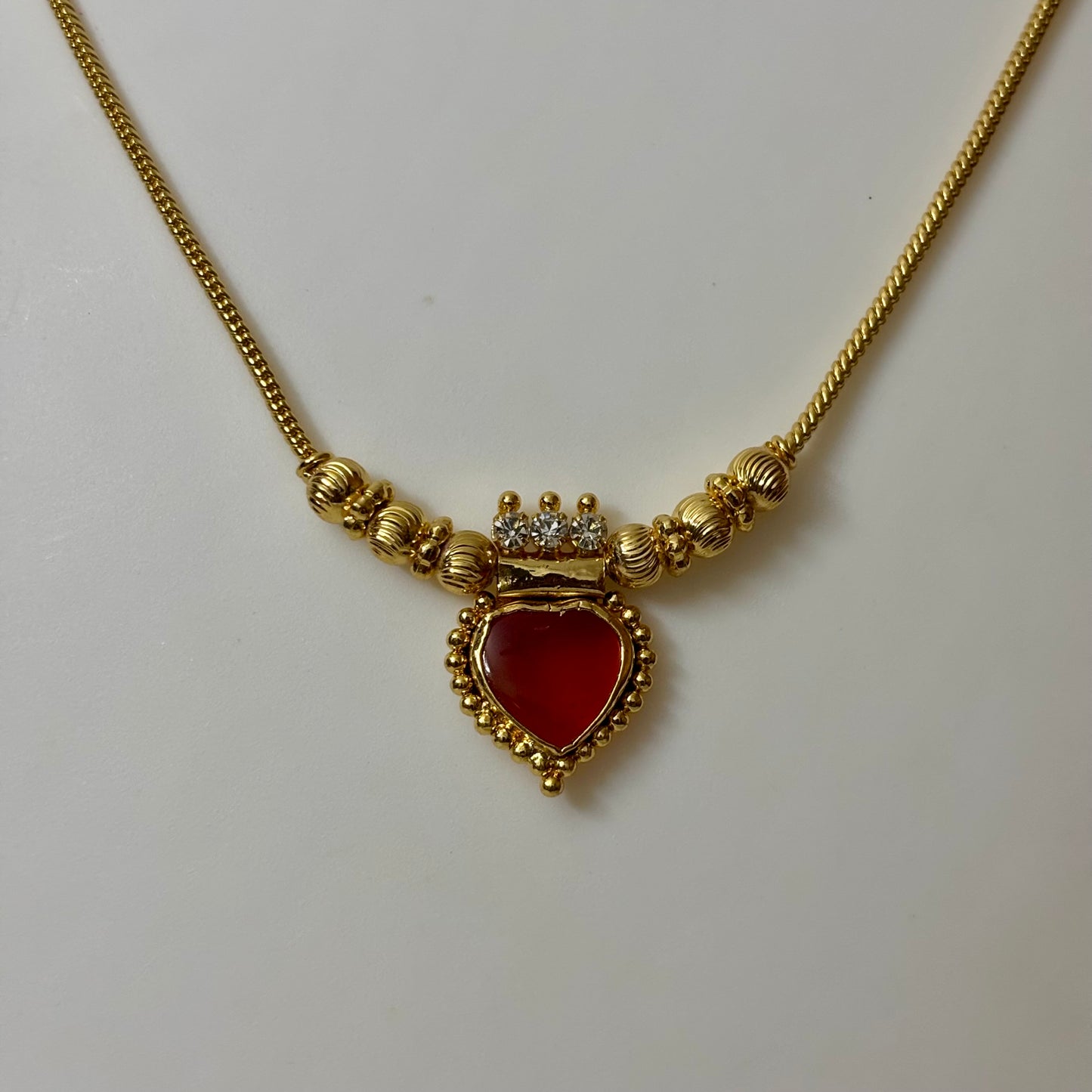 Traditional Red Palakka Chain C_0174