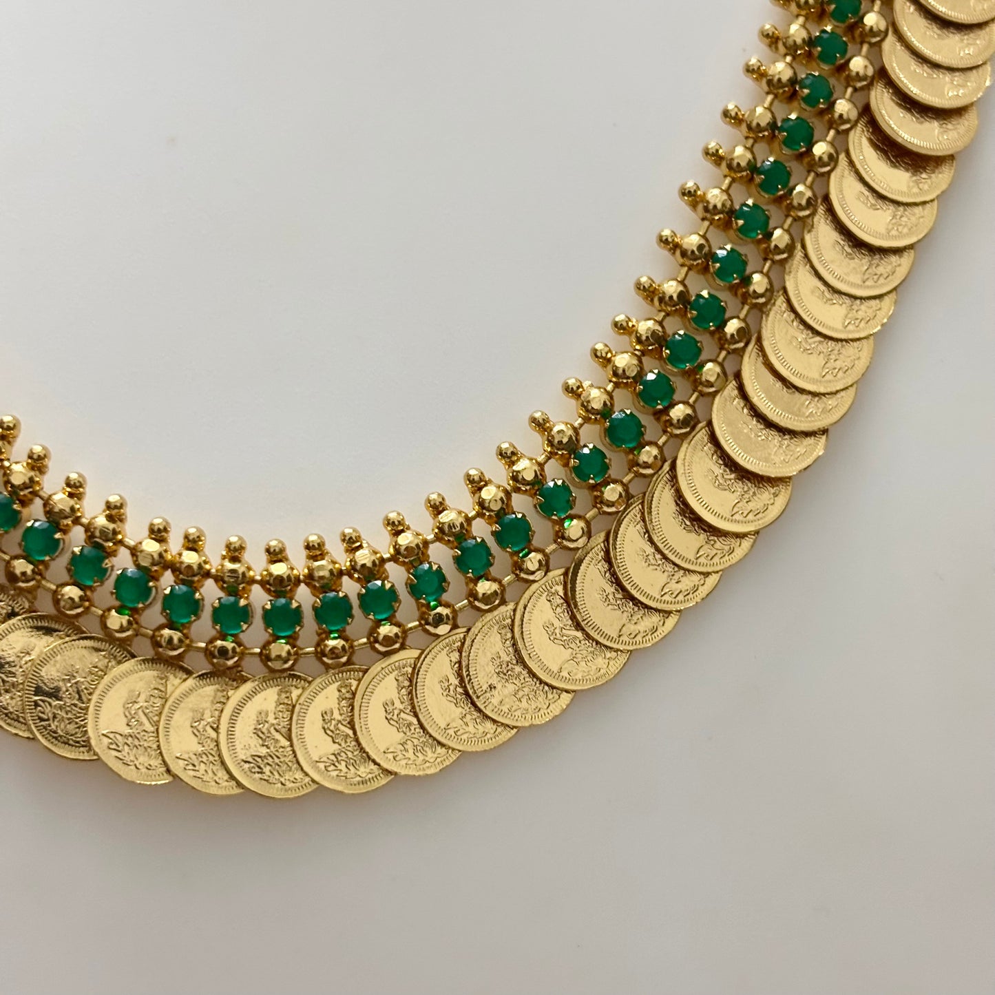 Traditional Kaashu Necklace Green N_0149