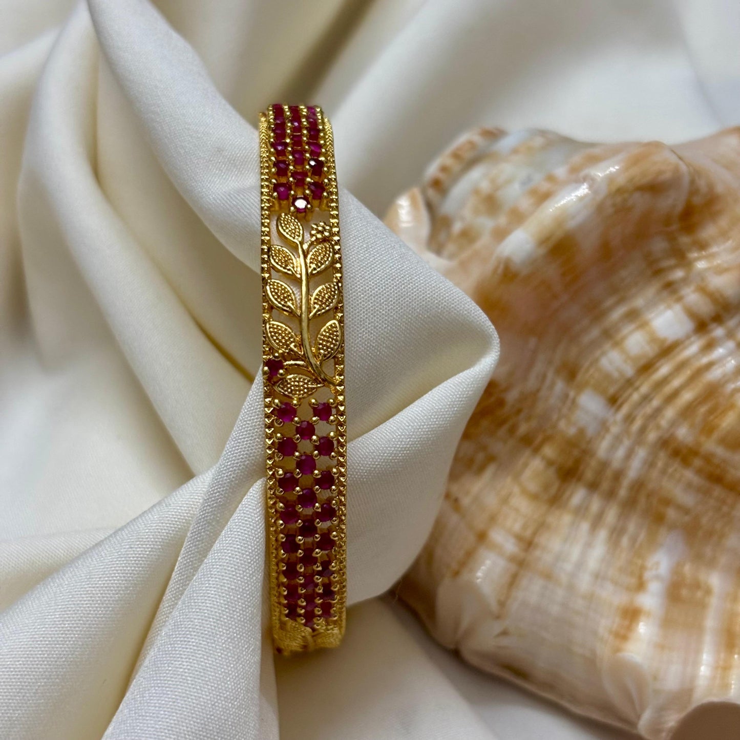 AD Stone Bangles ( Set of 2 ) B_0124