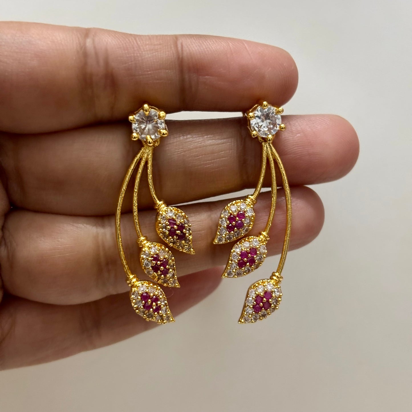 AD Stone Earrings E_0144