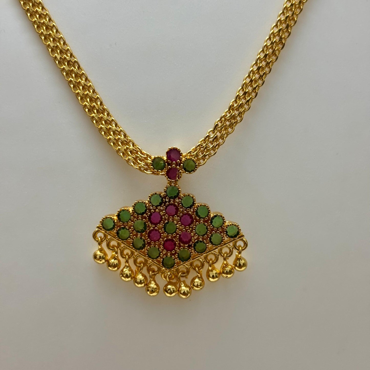 AD Stone Pendant Chain C_0122