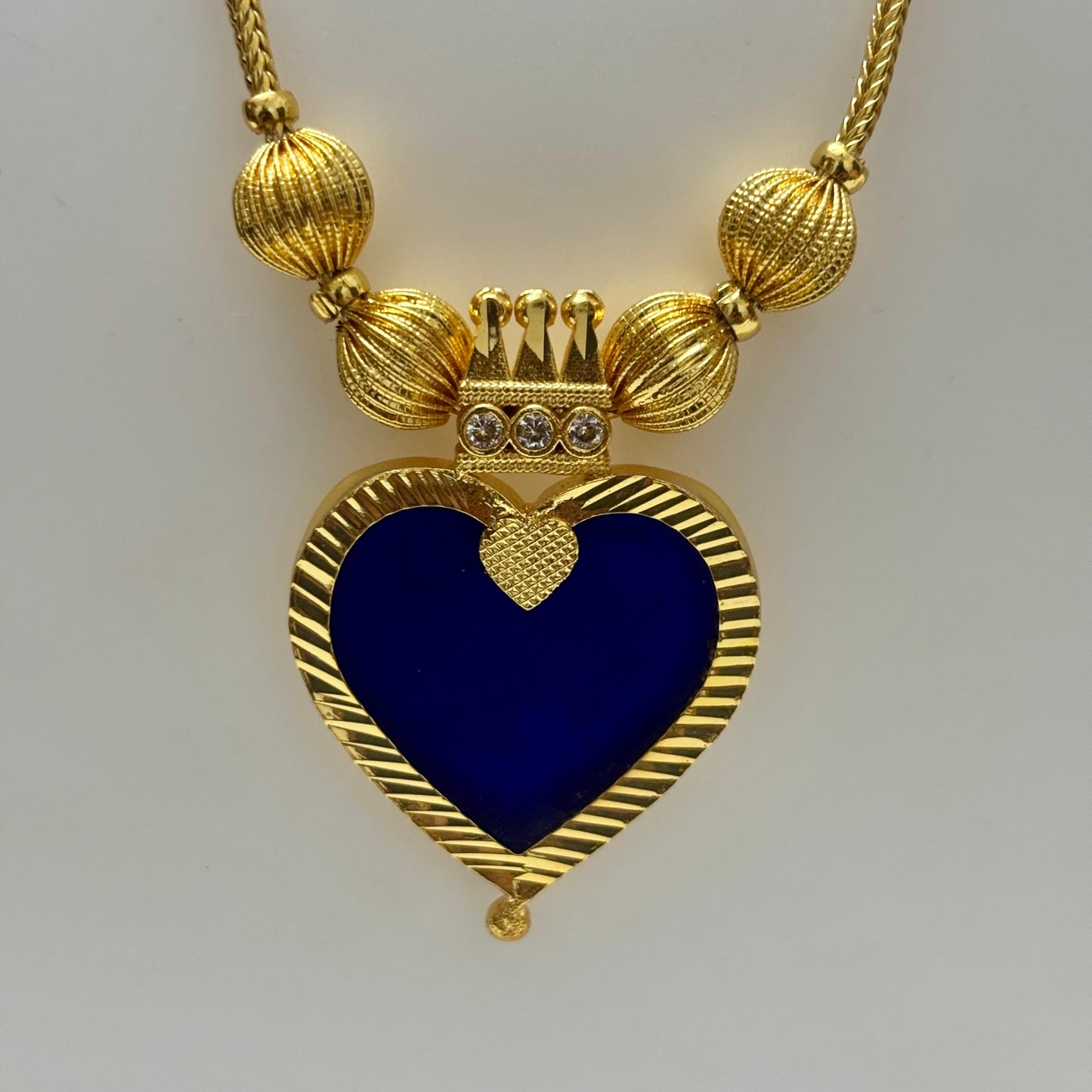 Traditional Heart Pendant Chain C_0131