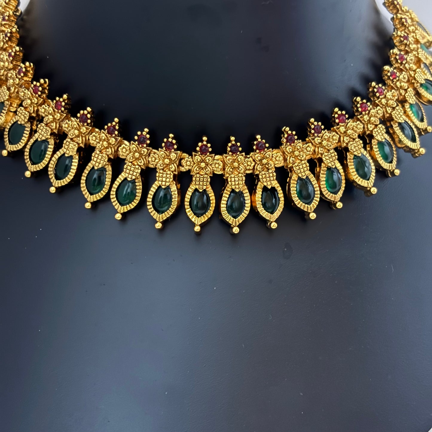 Antique Nagapadam Necklace Set N_0138