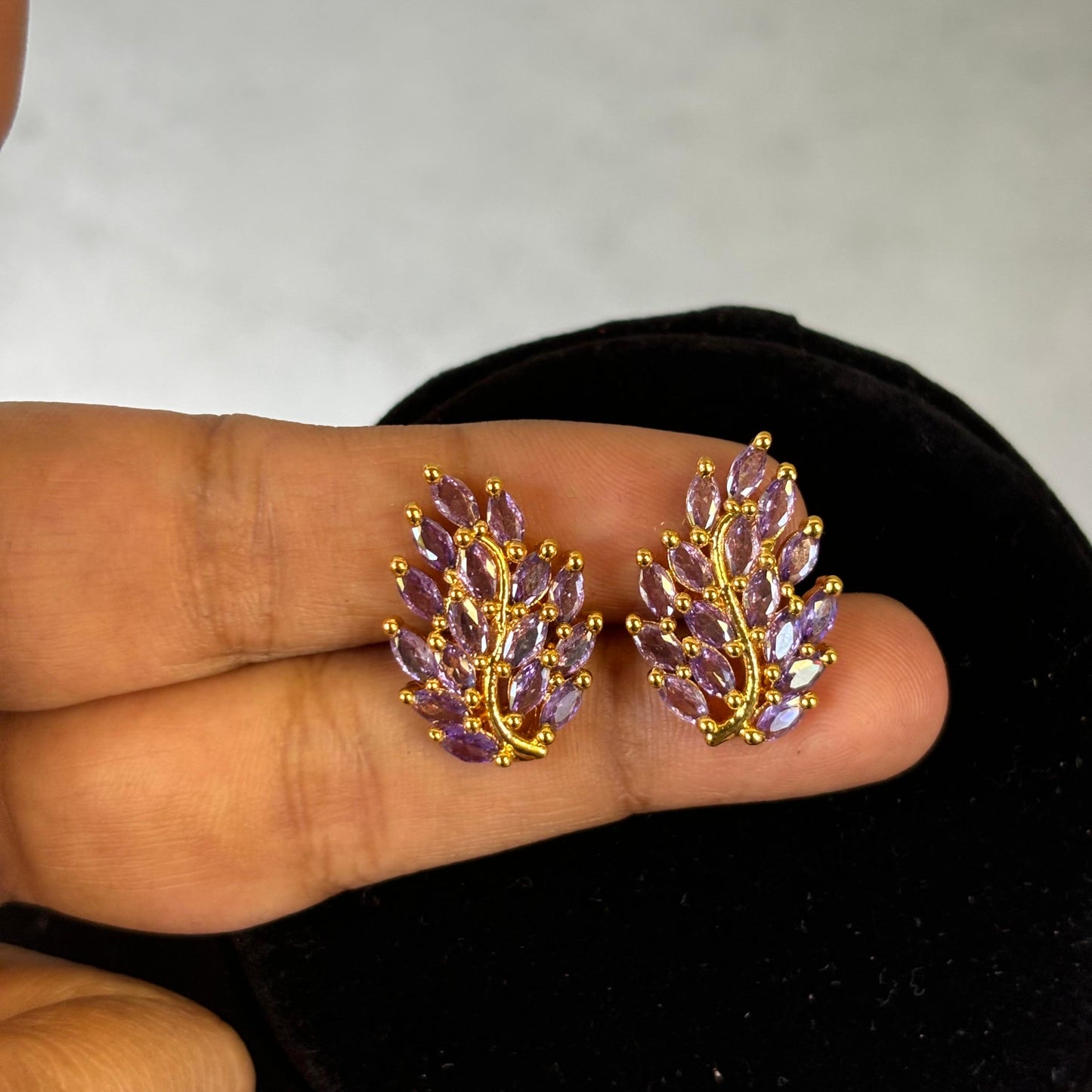 Leaf Earstuds E_0119