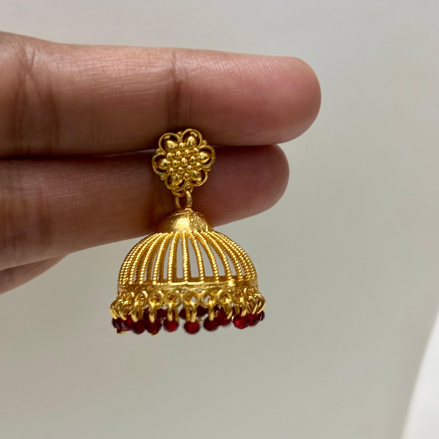 Beads Jhumka E_0124