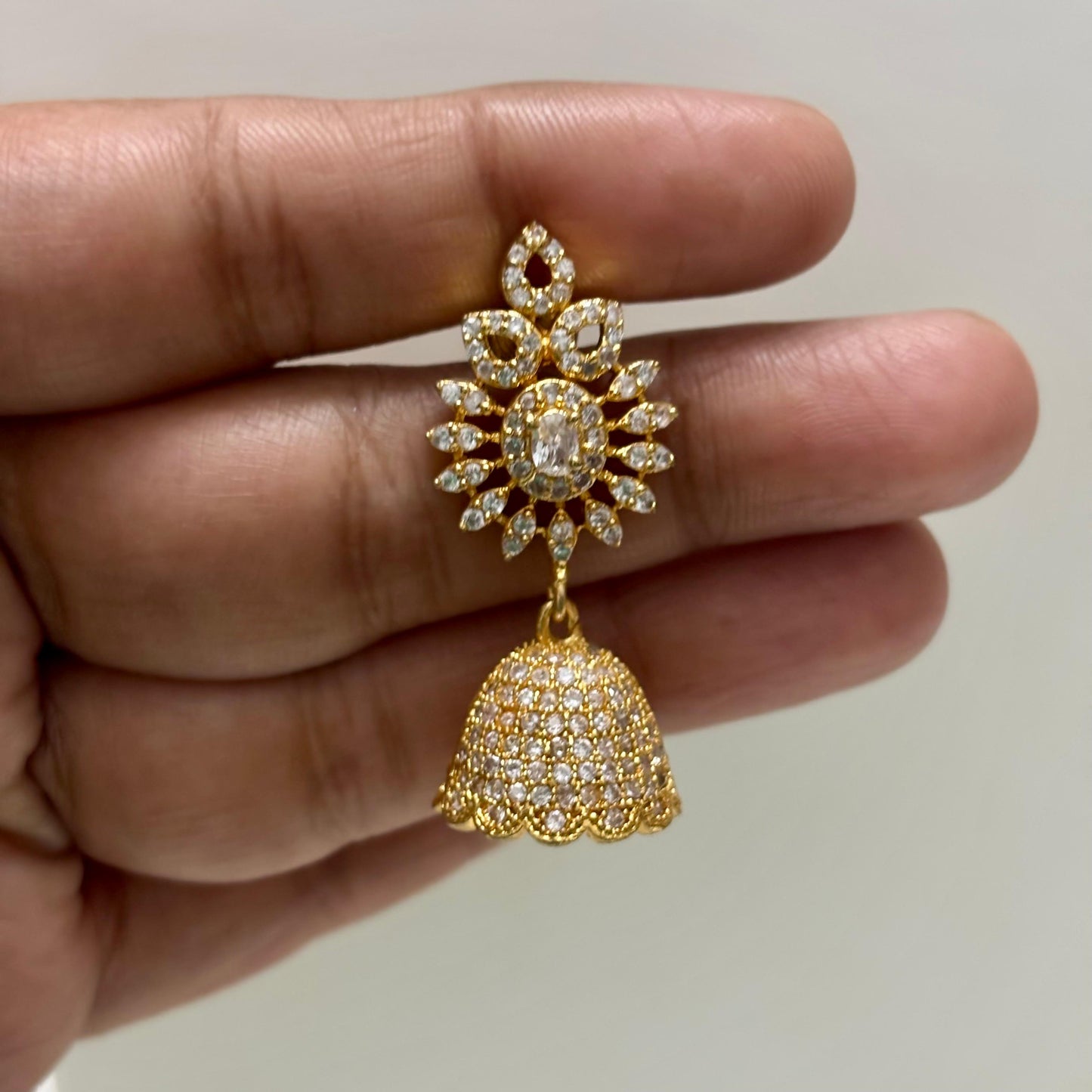 AD Stone Jhumka E_0126