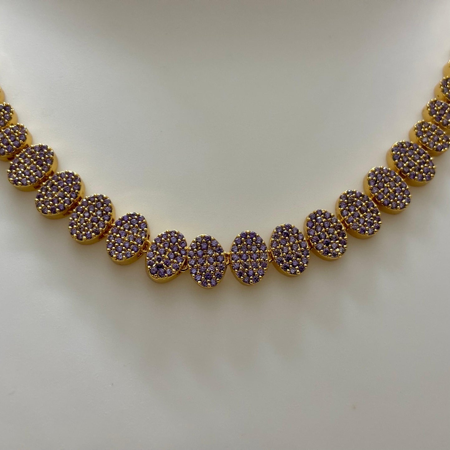 AD Stone Necklace Set N_0107