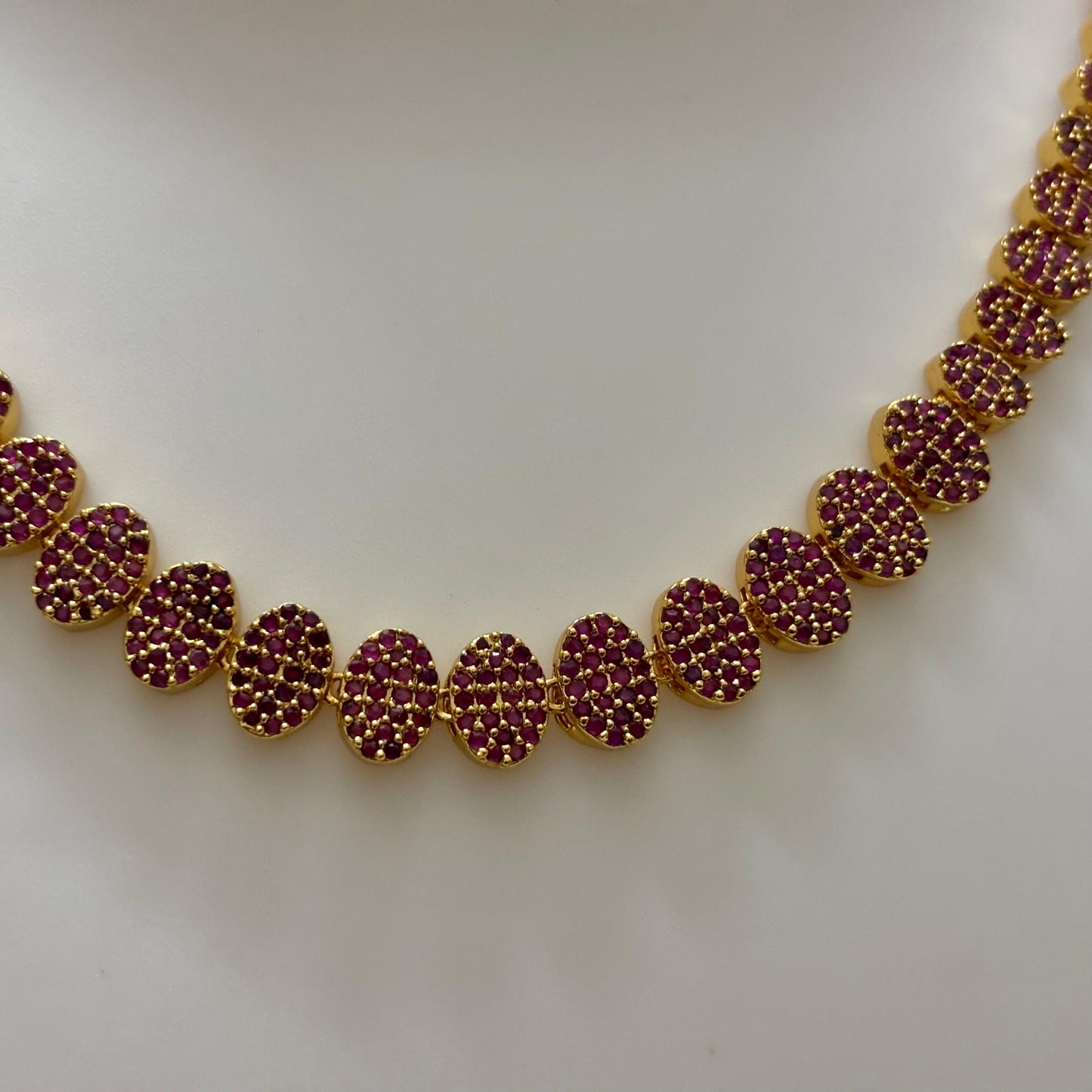 AD Stone Necklace Set N_0107