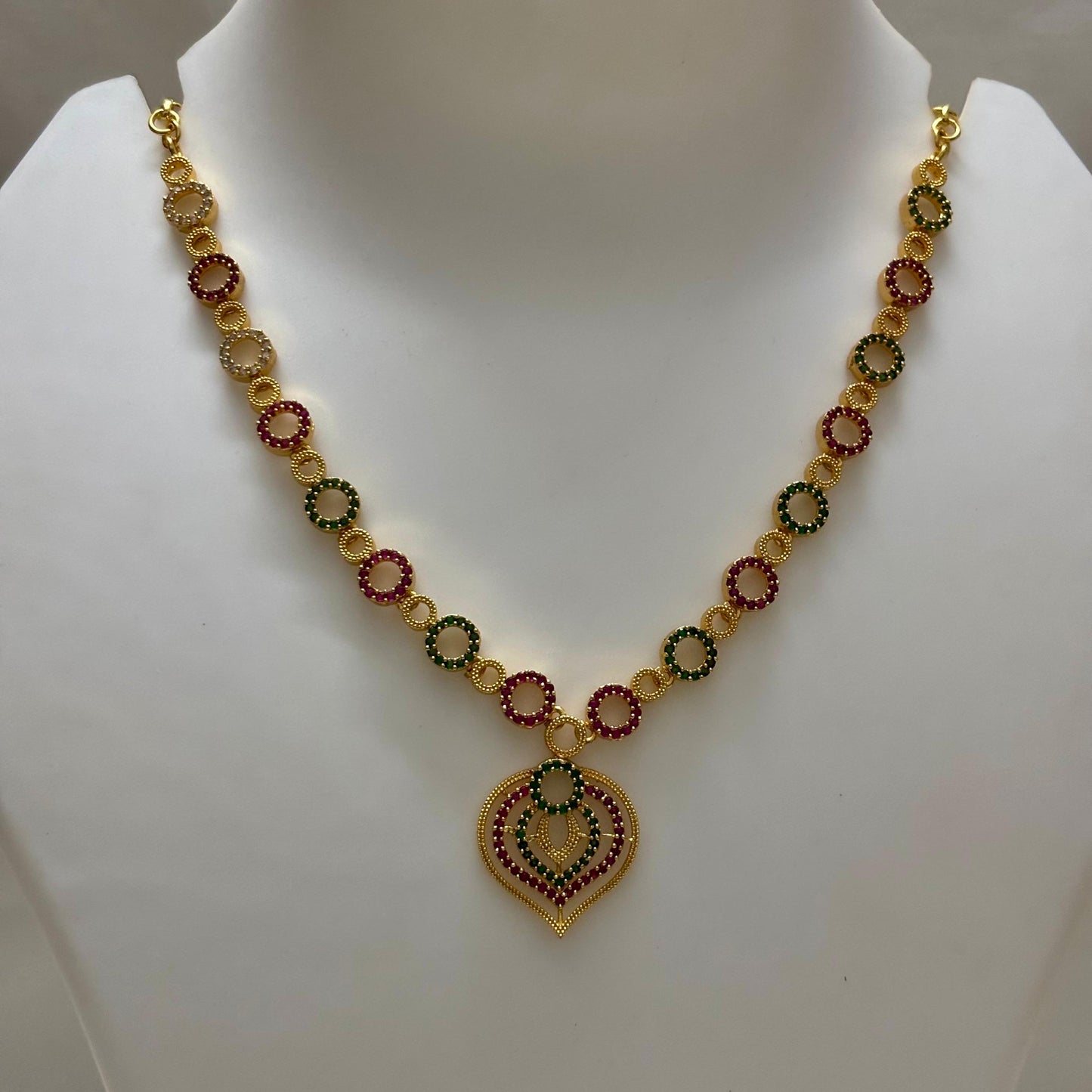 AD Stone Necklace N_0112