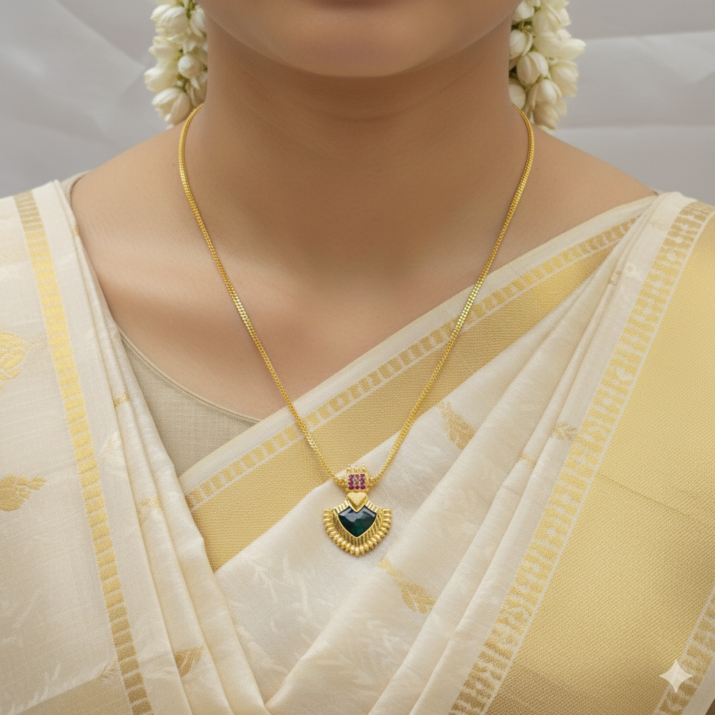 Traditional Palakka Chain Green C_0199