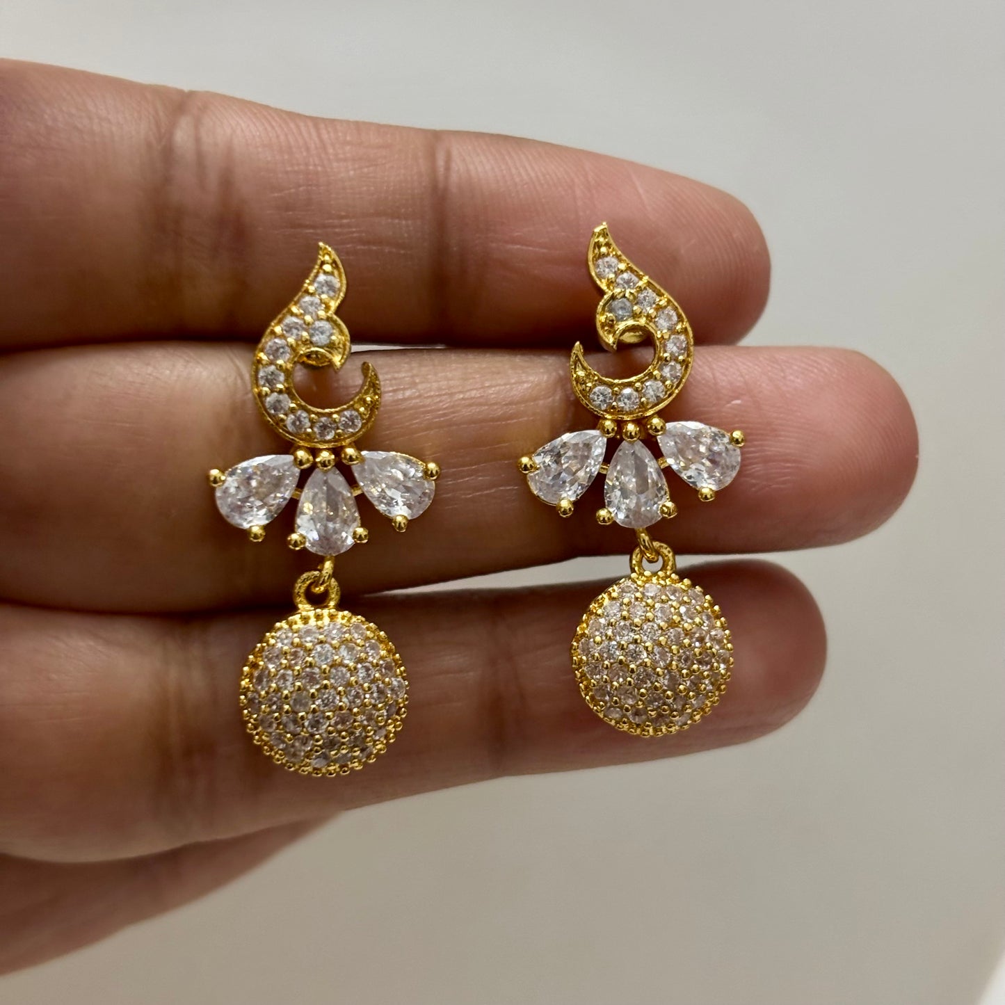 AD Stone Earrings E_0149