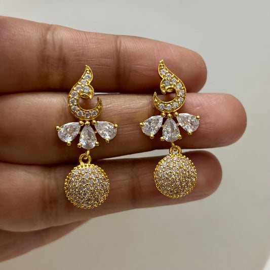 AD Stone Earrings E_0149