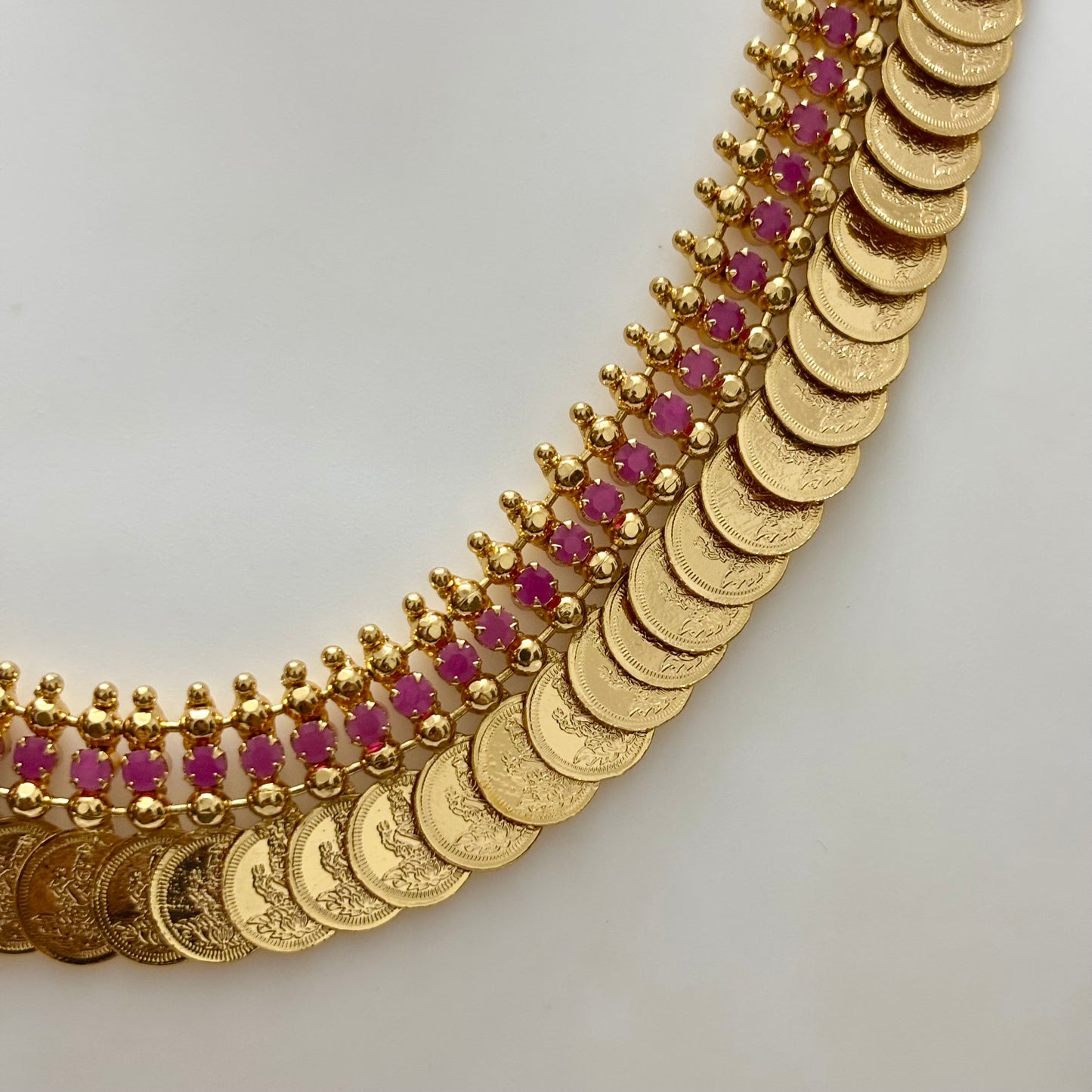 Traditional Kaashu Necklace Ruby N_0149