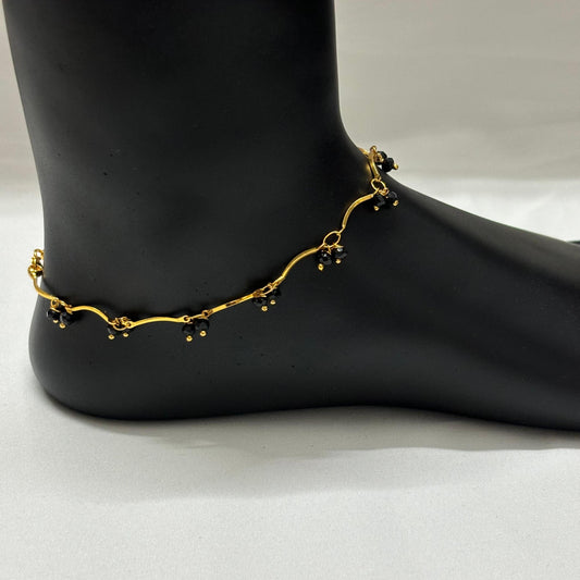 Sleek Bead Anklet JA001