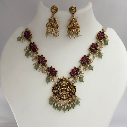 Floral Necklace Set N_0137