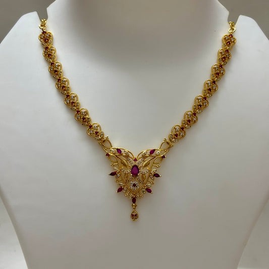 AD Stone Necklace N_0131