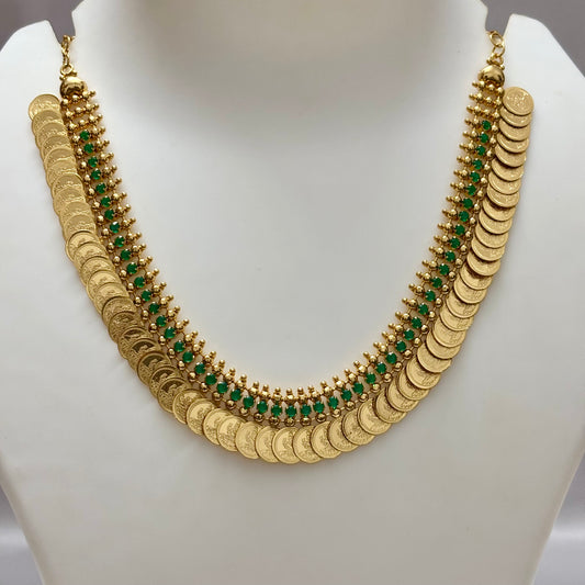 Traditional Kaashu Necklace Green N_0149