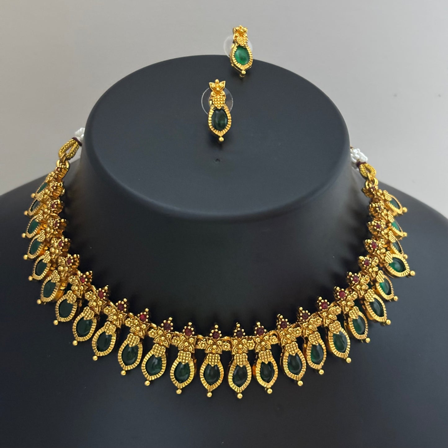 Antique Nagapadam Necklace Set N_0138