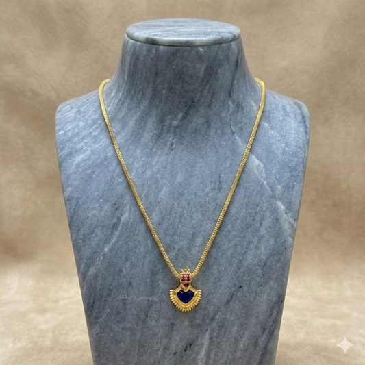 Traditional Palakka Chain Blue C_0199