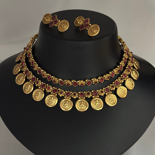 Antique Kaashu Necklace Set N_0141