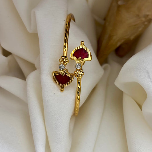 Traditional Palakka design Adjustable Bangle B_0127