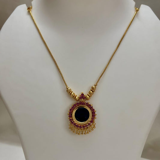 Traditional Palakka Pendant Chain C_0140