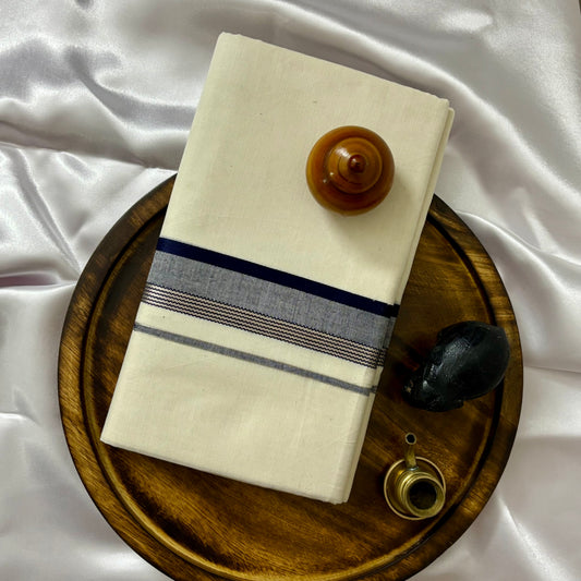 Dhothi cotton 2162_Navy Blue