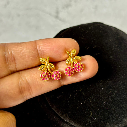 Cherry Earstud E_0114