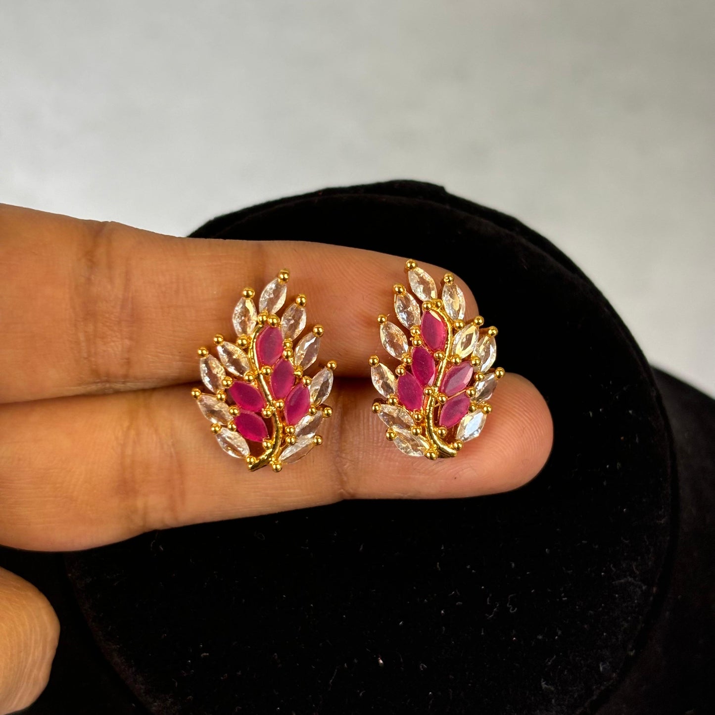 Leaf Earstuds E_0119