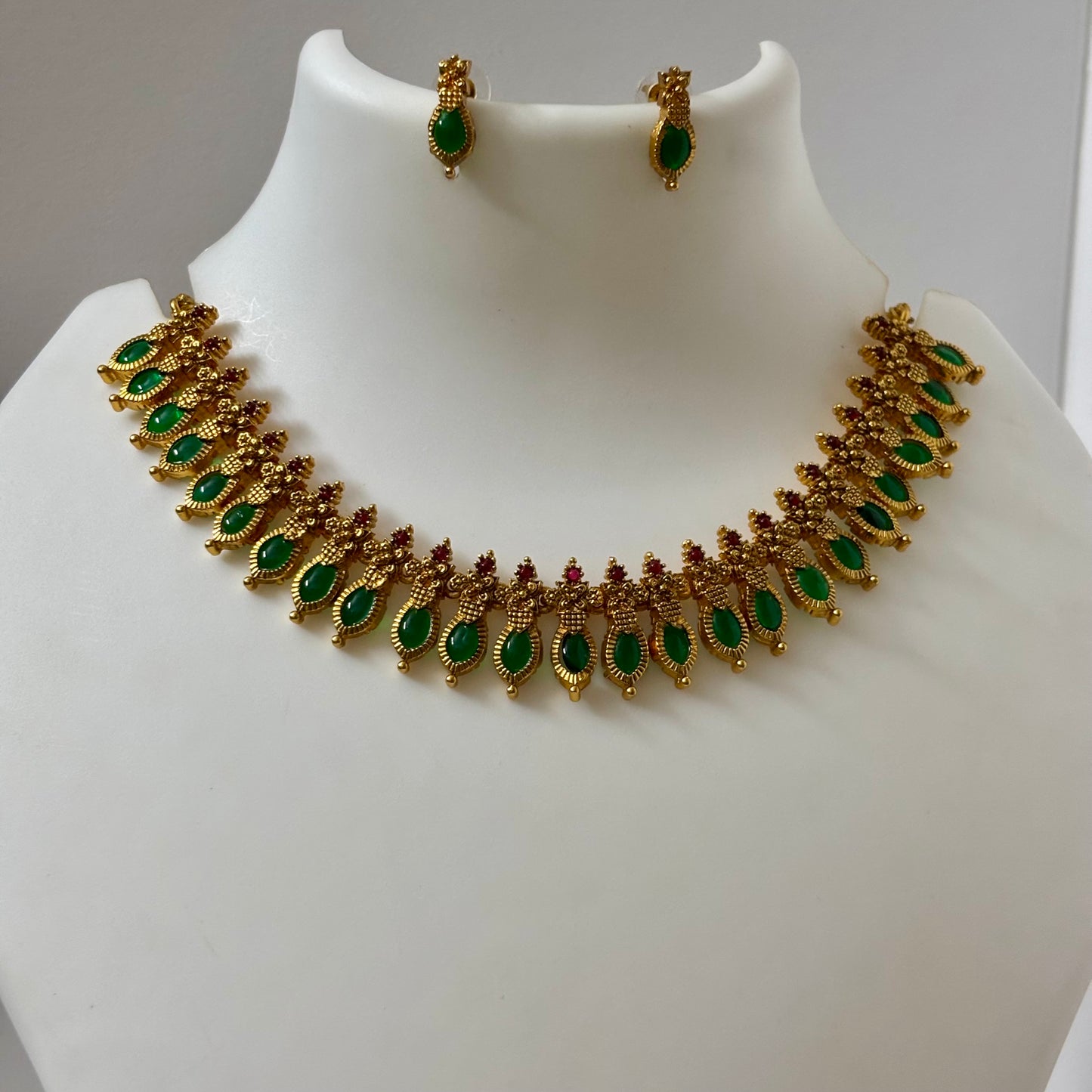 Antique Nagapadam Necklace Set N_0138