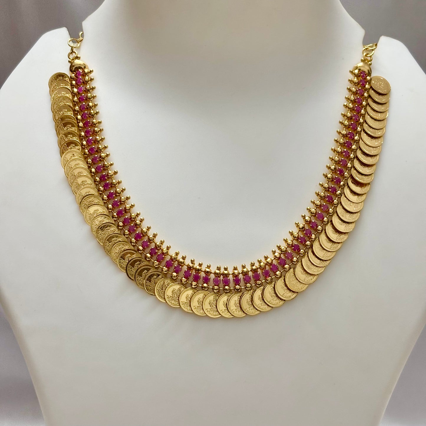 Traditional Kaashu Necklace Ruby N_0149