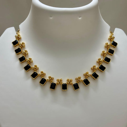 Floral Sufi Stone Necklace N_0108